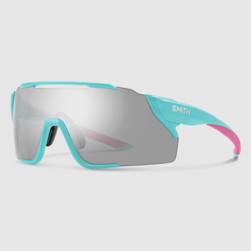 Smith Attack Mag MTB Sunglasses Matte Iceberg/ChromaPop Platinum Mirror-1